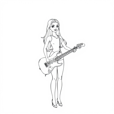 Barbie with Guitar