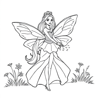 Barbie with Fairy Wings