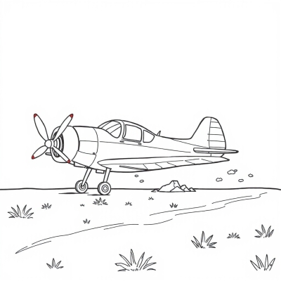 Dusty Field Plane