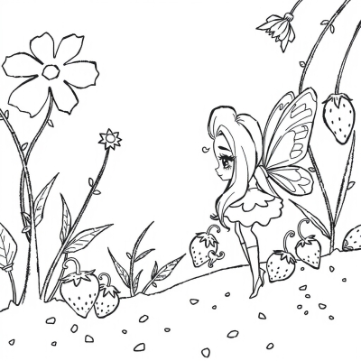 Flora and Strawberries