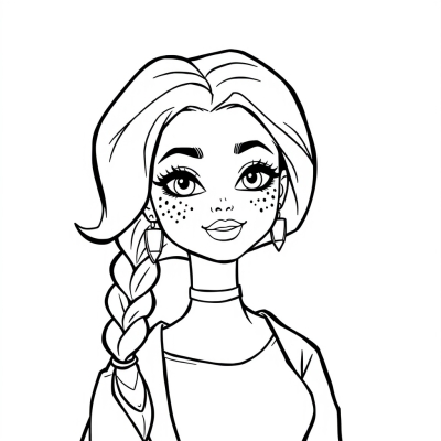 Freckled Barbie