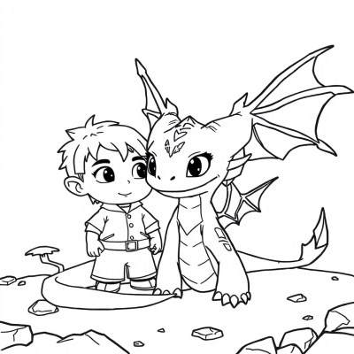 Hiccup and Toothless