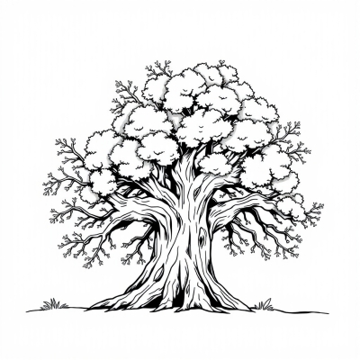 Majestic Old Giant Tree
