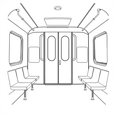 Inside the Subway Car