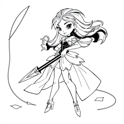 Leila Ready for Battle