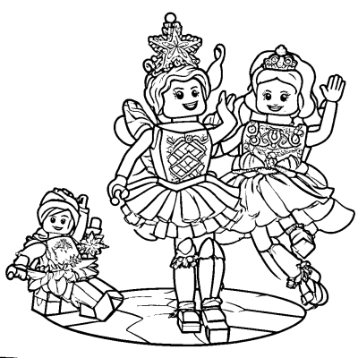 LEGO Nutcracker Dancing with Candy Fairy