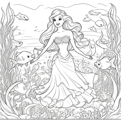 Barbie Mermaid in the Ocean