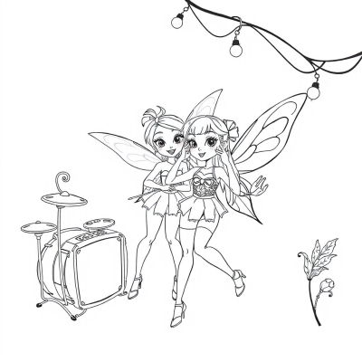 Music Fairies' New Dress