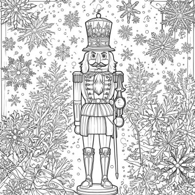 The Nutcracker and Snowflakes