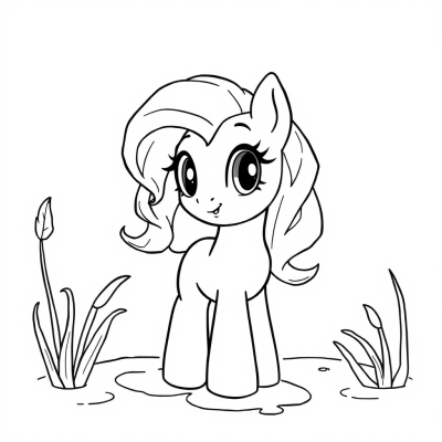 Applejack Pony Mermaid