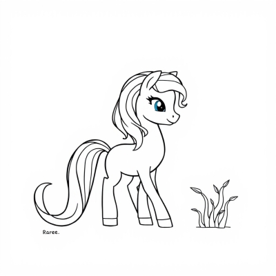 Rare Mermaid Pony