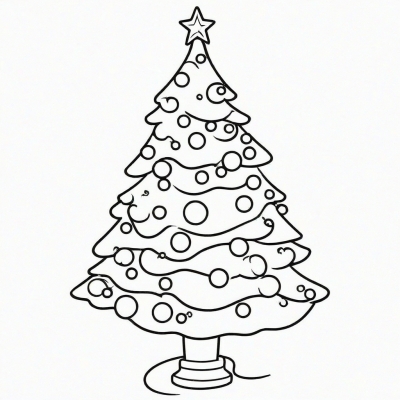 Simple Christmas Tree for Kids