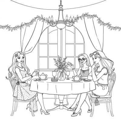 Tea Party with Barbie