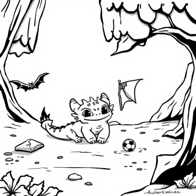 Toothless Playing