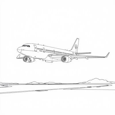TU-204 Airplane
