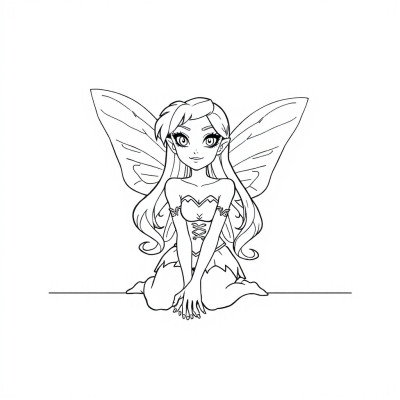 Winx Muse Sitting on the Floor