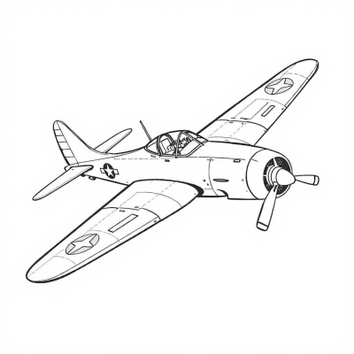 World War II Airplane VS-41
