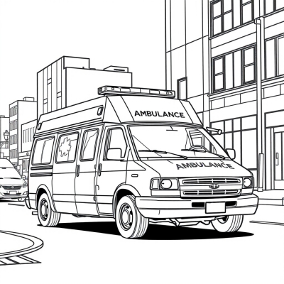 Ambulance in the City