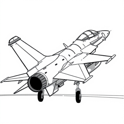 American Fighter Jet F-16 Fighting Falcon