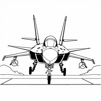 American Fighter Jet F-18