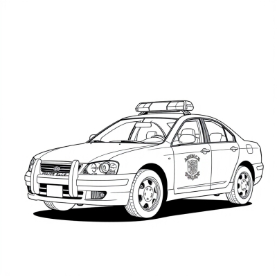 American Police Car