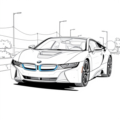 BMW i8 Concept Car