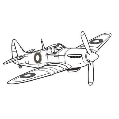 British Spitfire Fighter