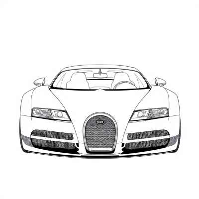 Bugatti Centodieci Front View