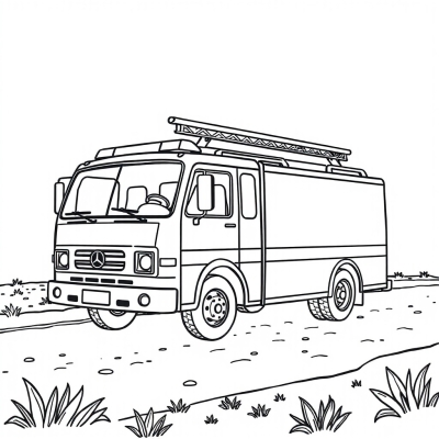 Cartoon Fire Truck
