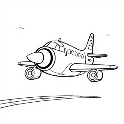 Cartoon Airplane