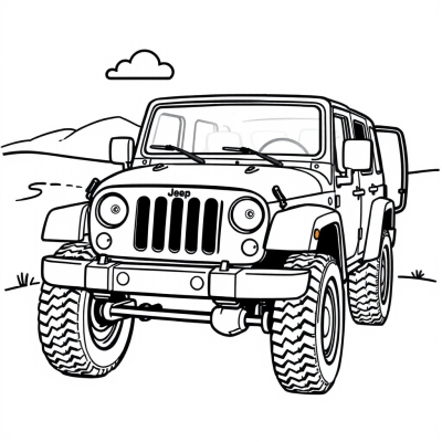 Cheerful Jeep