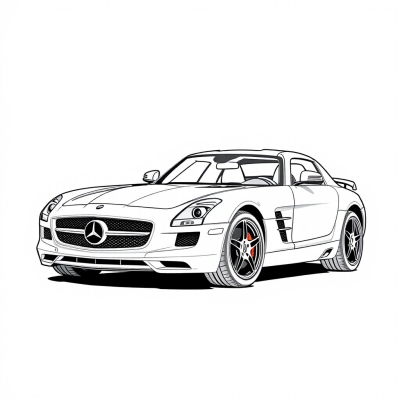 Cool Mercedes SLS