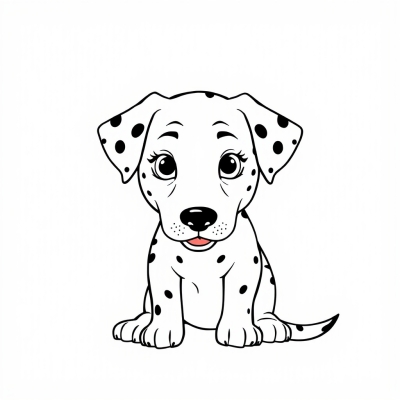 Cute Dalmatian