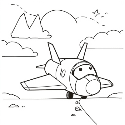 Cute Fighter Jet