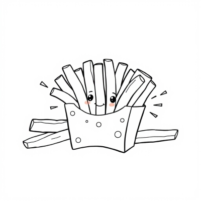 Cute French Fries Fun