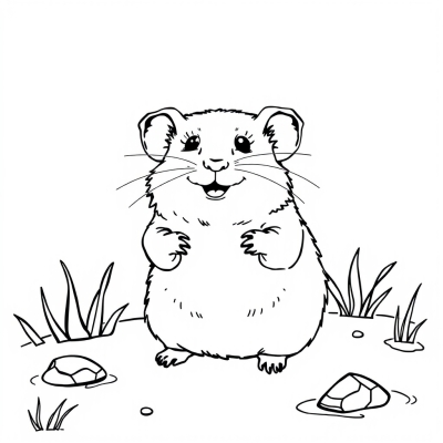 Cute Hamster