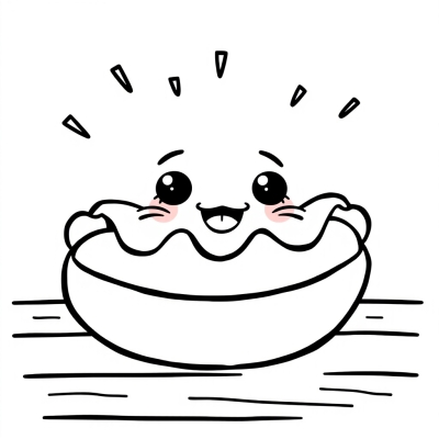 Cute Hotdog