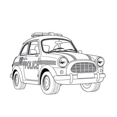 Cute Police Car for Kids