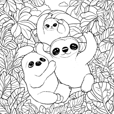Cute Sloths