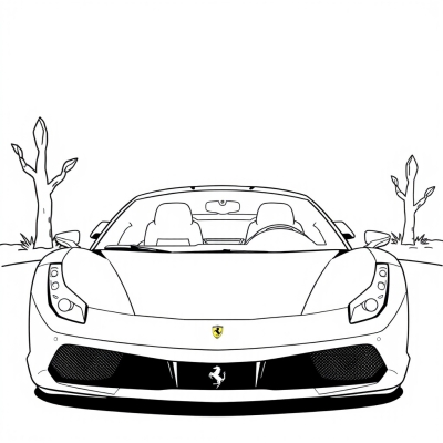 Supercar Ferrari Italia