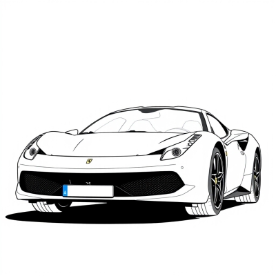 Police Ferrari