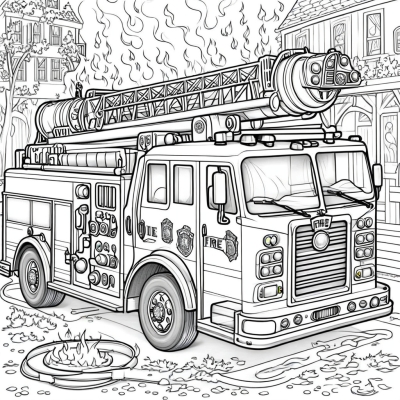 Fire Truck for Preschoolers