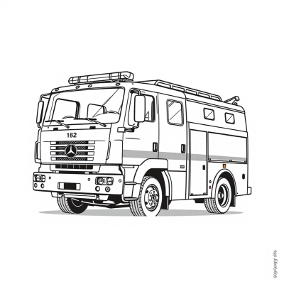 Французская пожарная машина