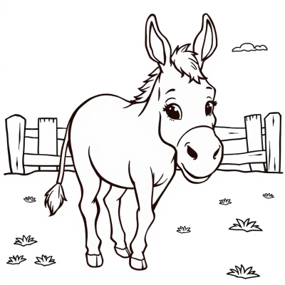 Funny Little Donkey