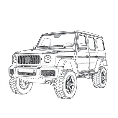 Futuristic G-Wagen 8x8
