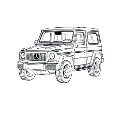 G-Wagen Paper Toy
