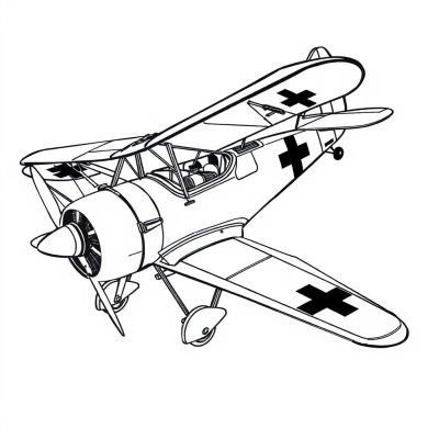 German Fighter Fokker D VIII