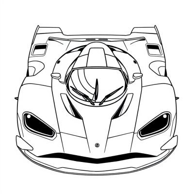 Haas VF-22 Racing Car