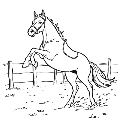 Horse Bucking
