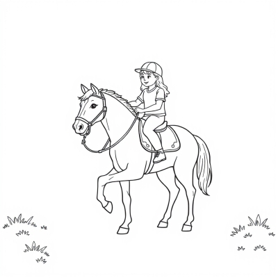 Horse with Rider